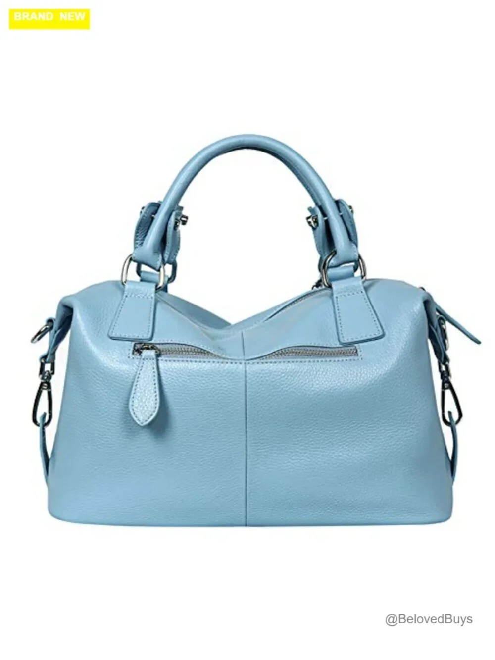 Genuine Leather Satchel Tote Bag Crossbody Handbag with Fringe